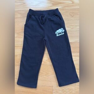 Brand new Roots Kids Navy Sweatpants size 4T